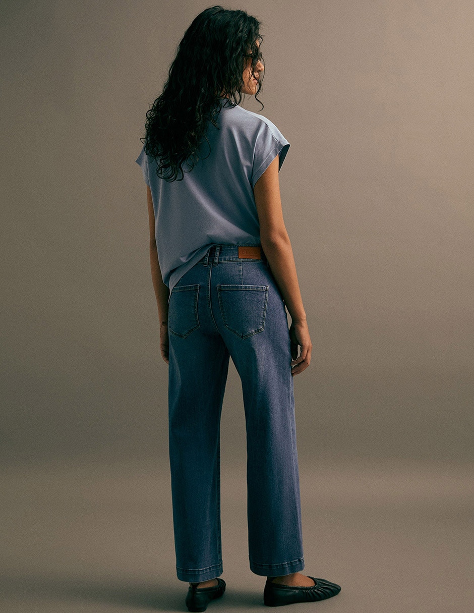 Jeans straight para mujer 3