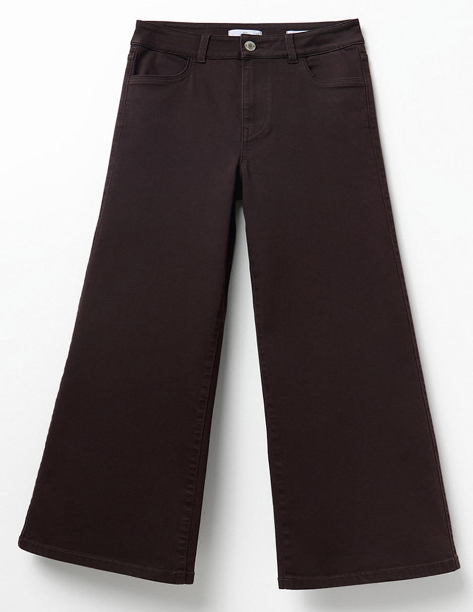 Jeans coulotte wide leg para mujer Jeans coulotte wide leg para mujer
