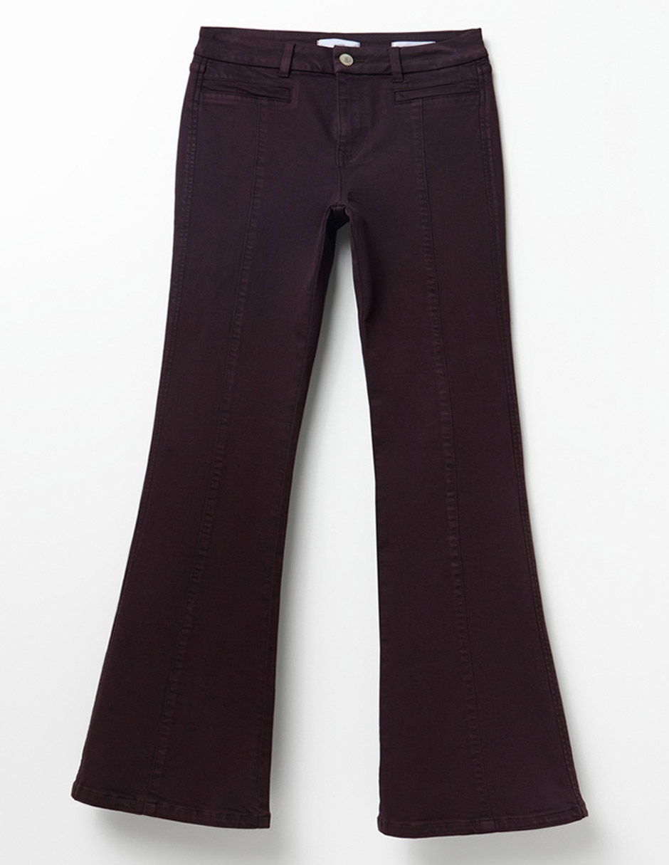 Jeans flare a la cintura para mujer Jeans flare a la cintura para mujer