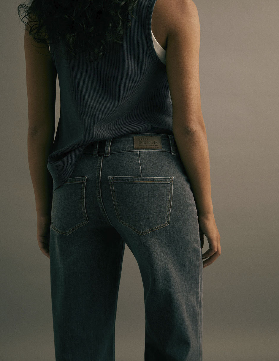 Jeans amplio para mujer 2