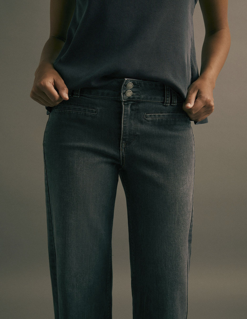 Jeans amplio para mujer 5