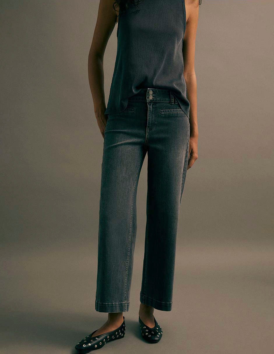Jeans amplio para mujer 6